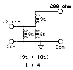 4 to 1 Balun schematic